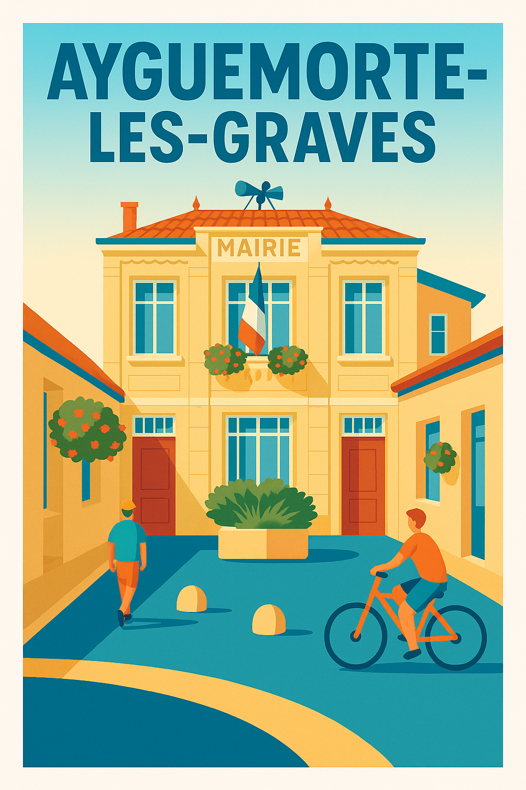 Affiche de Ayguemorte-les-Graves - Charme et douceur d'une mairie typique