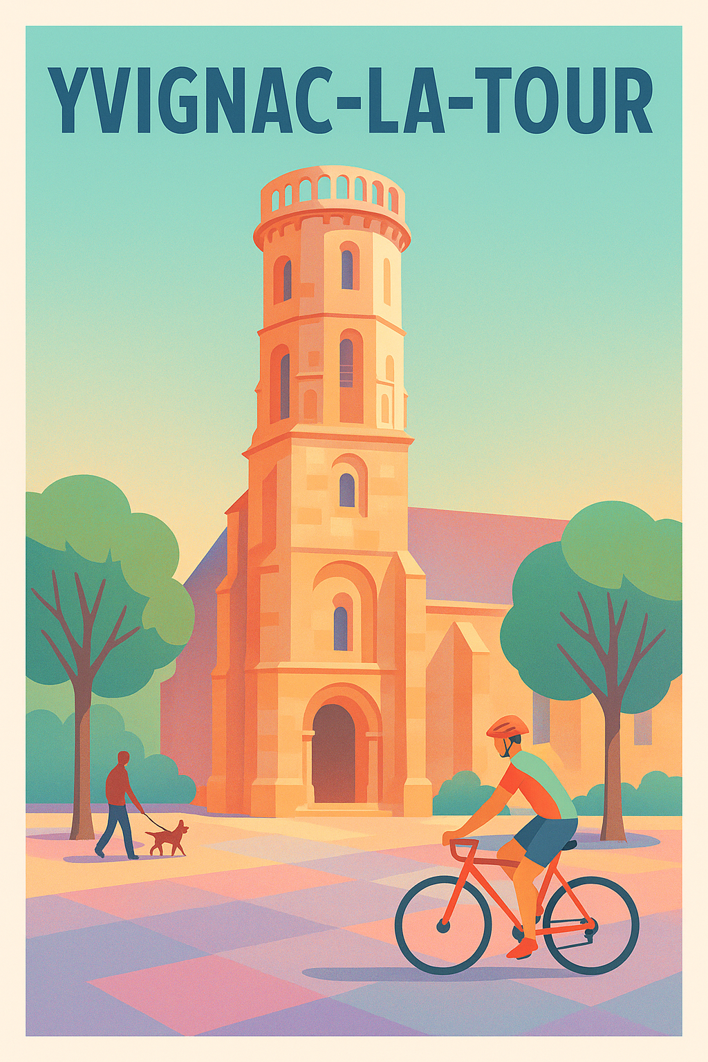 Affiche de Yvignac-la-Tour - L'élégance architecturale au cœur de la nature