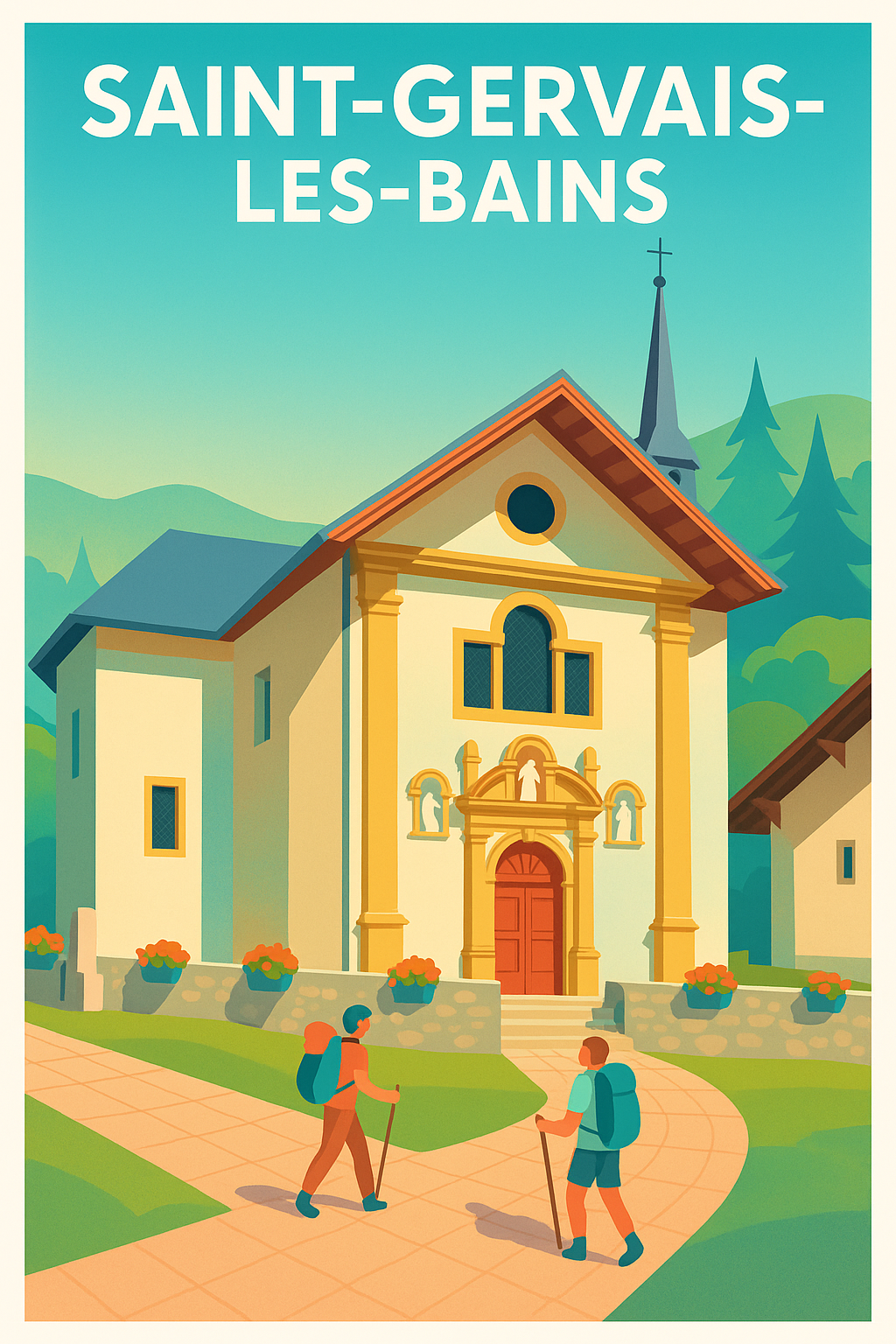 Affiche de Saint-Gervais-les-Bains - Escapade alpine inoubliable