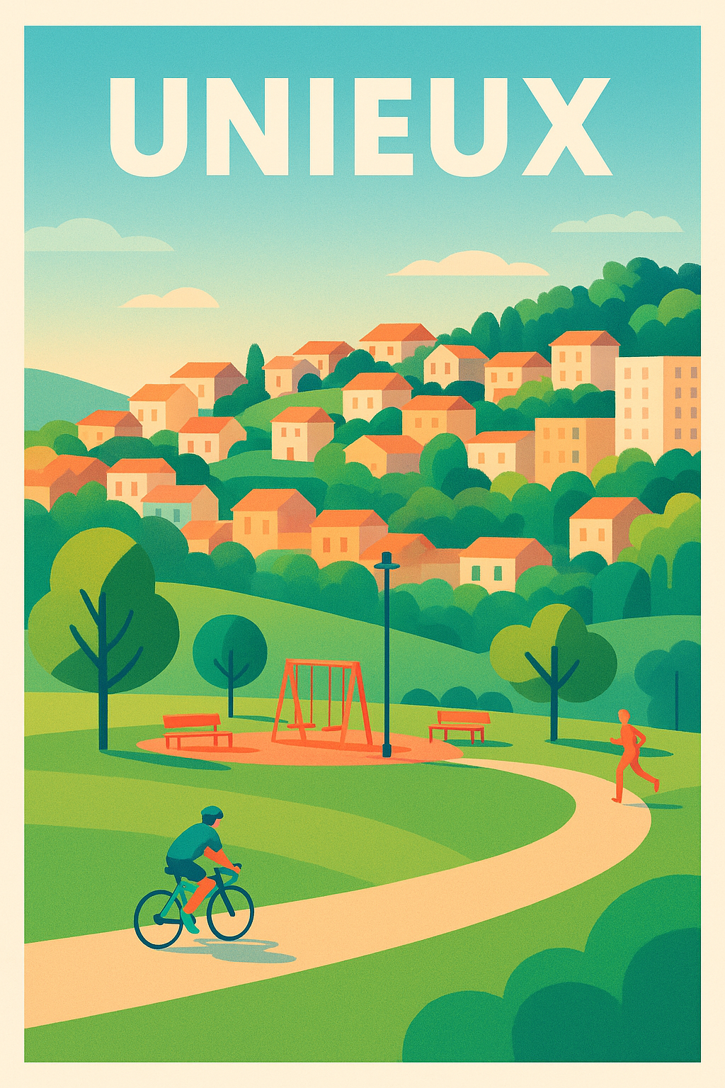 Affiche de Unieux - Douceur de vie en plein air