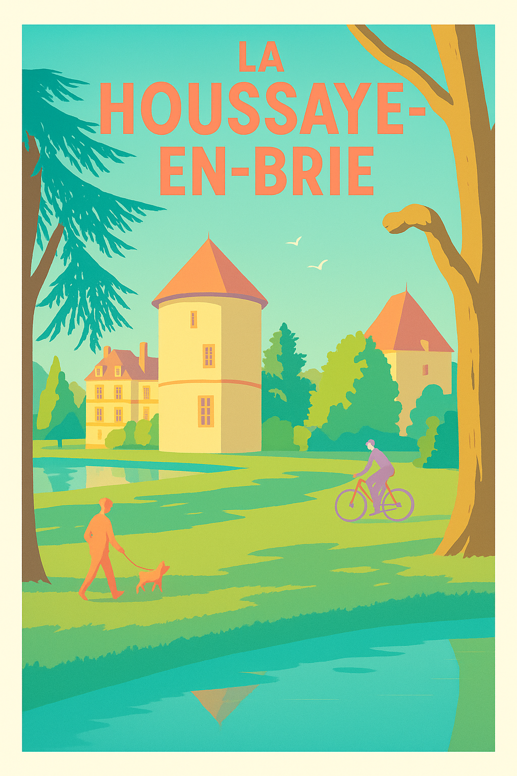 Affiche de La Houssaye-en-Brie - Évasion bucolique au cœur de la Brie