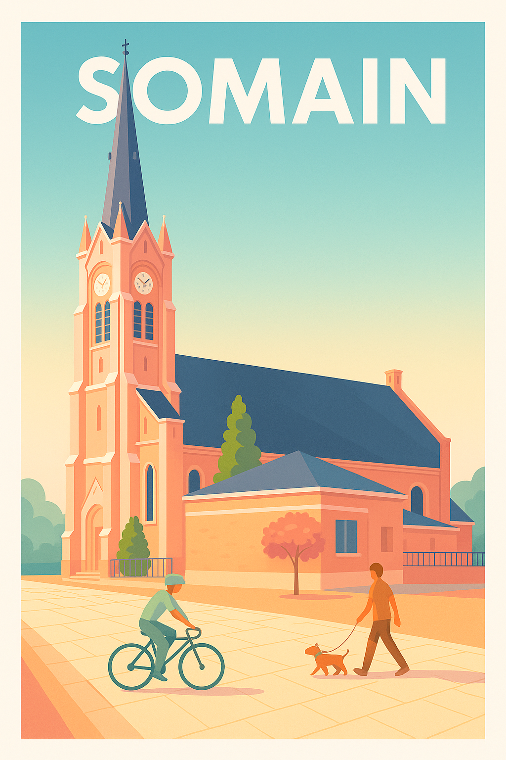 Affiche de Somain - Charme paisible au cœur de la ville