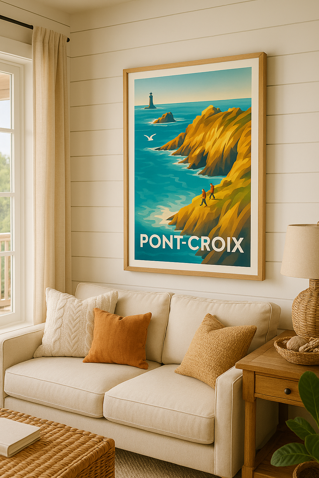 Mise en situation Affiche de Pont-Croix - Évasion au bord des falaises bretonnes