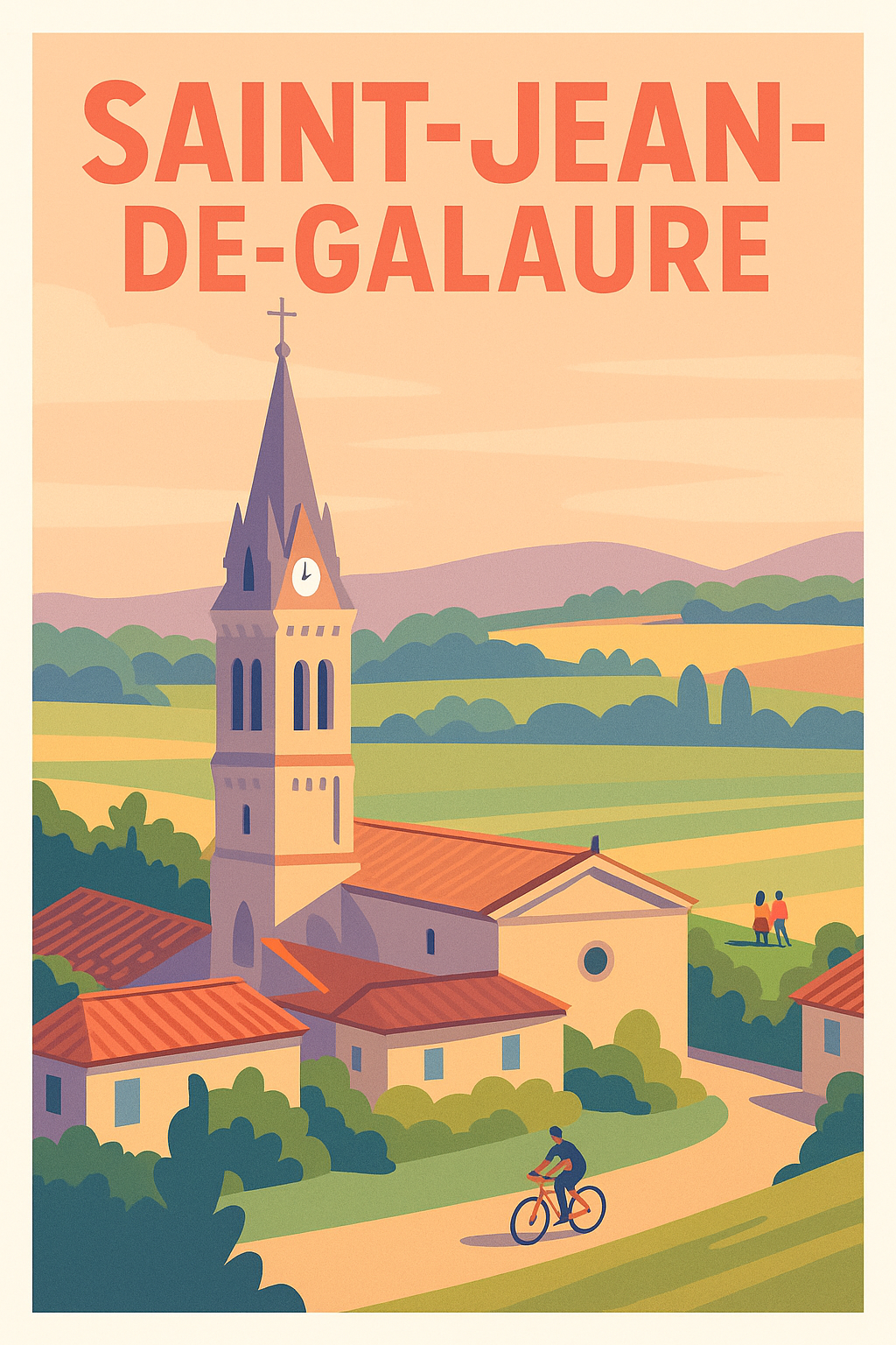Affiche de Saint-Jean-de-Galaure - Charme et sérénité campagnarde
