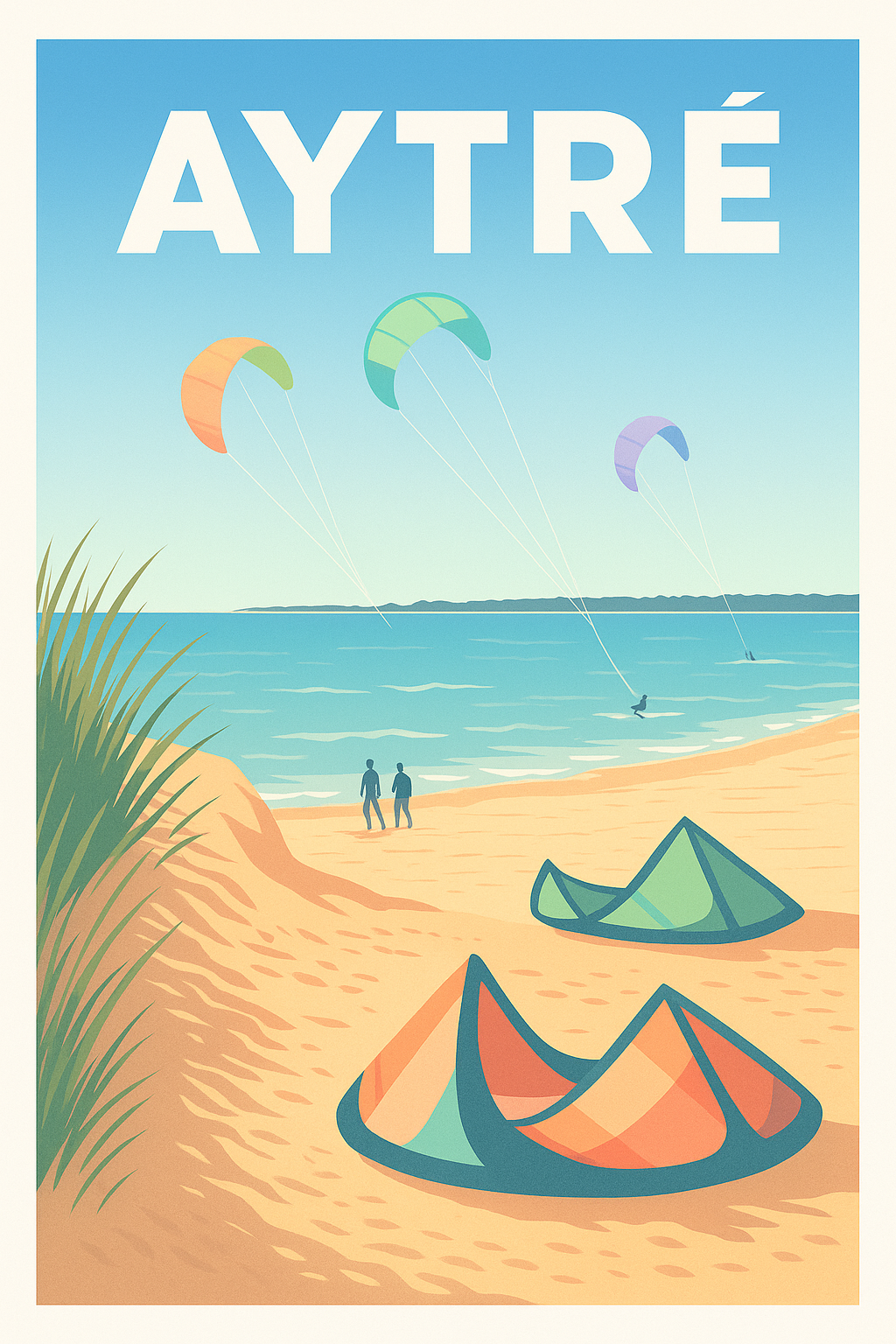 Affiche de Aytré - Évasion et sensations sur la plage