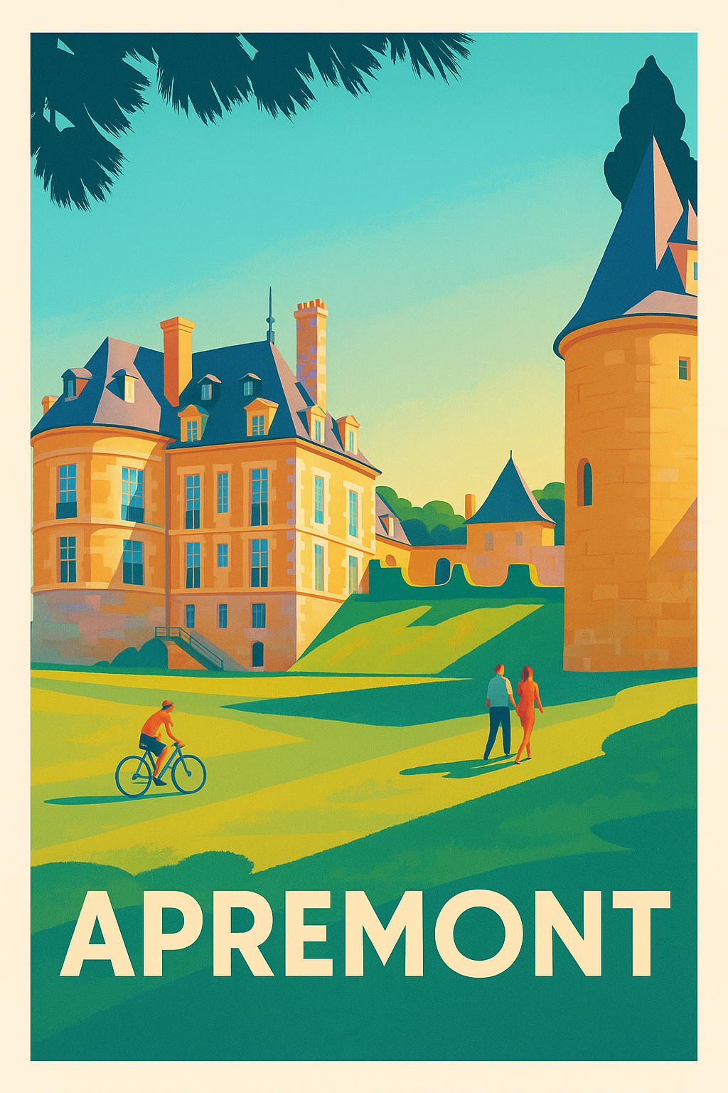 Affiche de Apremont - Élégance et détente au château
