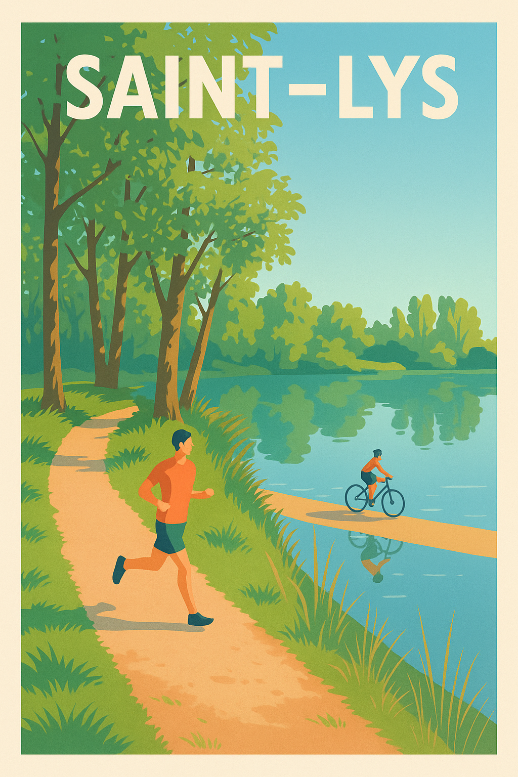 Affiche de Saint-Lys - Évasion nature au bord de l'eau