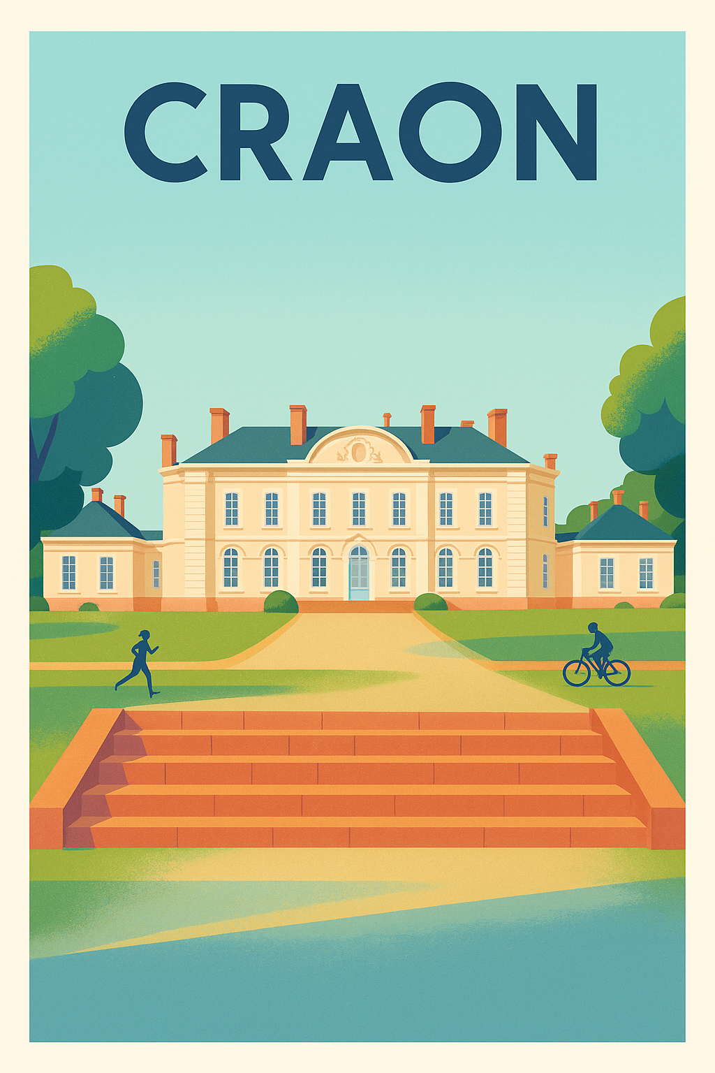 Affiche de Craon - Élégance et sérénité au cœur du château
