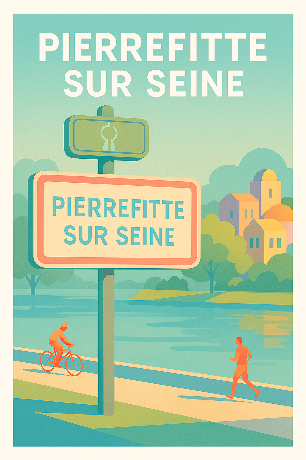 Affiche de Pierrefitte-sur-Seine - Charme fluvial et vie active