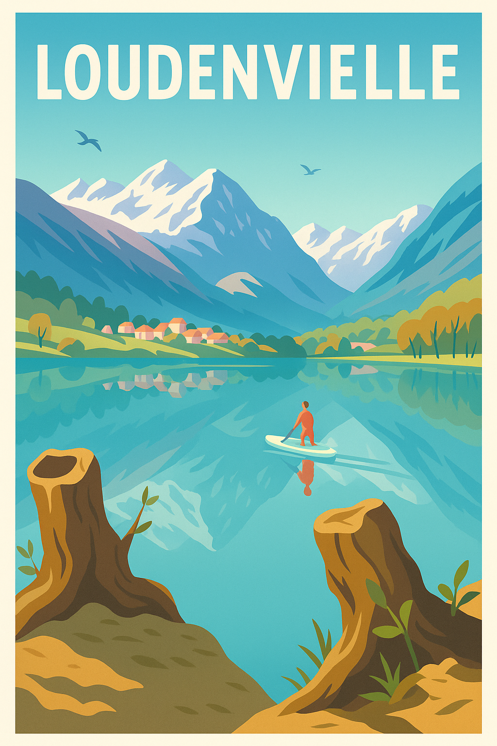 Affiche de Loudenvielle - Évasion paisible au cœur des montagnes