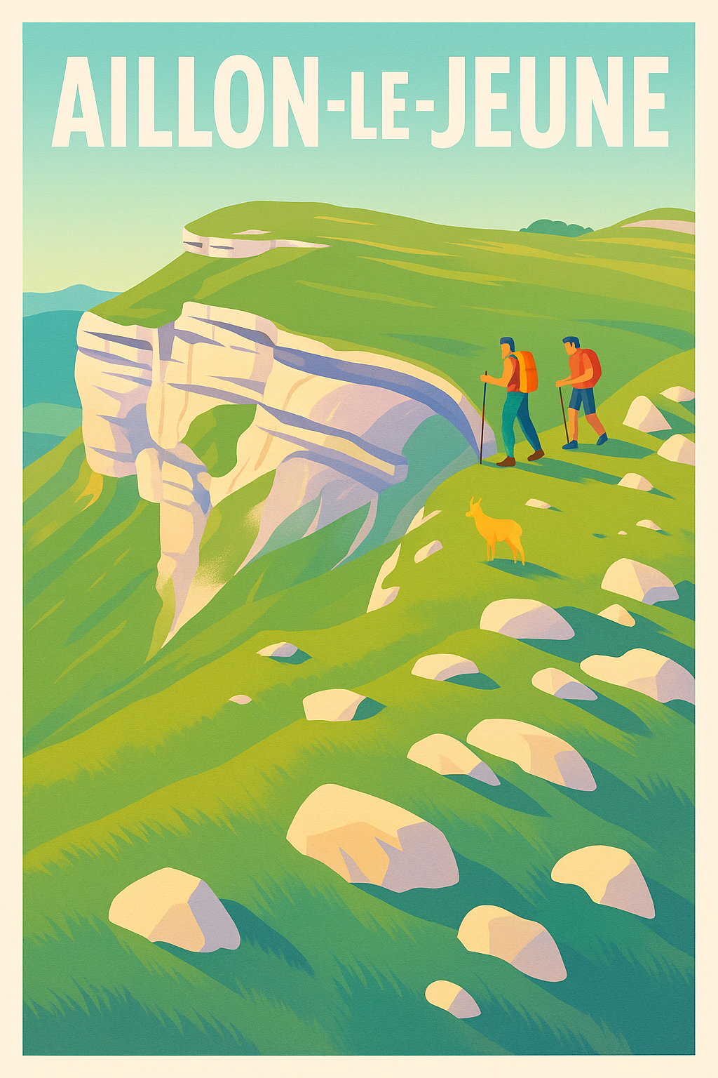 Affiche de Aillon-le-Jeune - L'appel de la nature sauvage