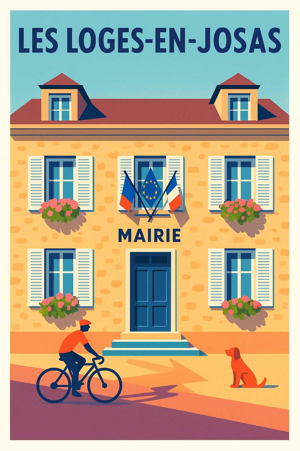 Affiche de Les Loges-en-Josas - Charme et sérénité à la mairie