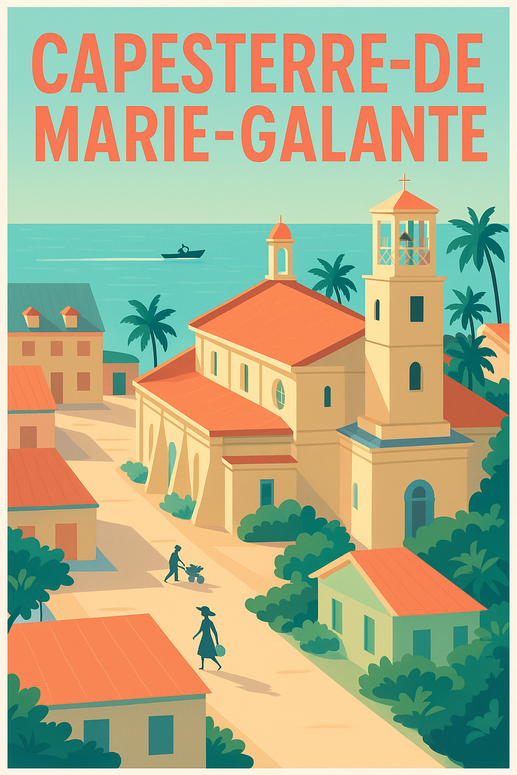 Affiche de Capesterre-de-Marie-Galante - Charme insulaire et douceur caribéenne