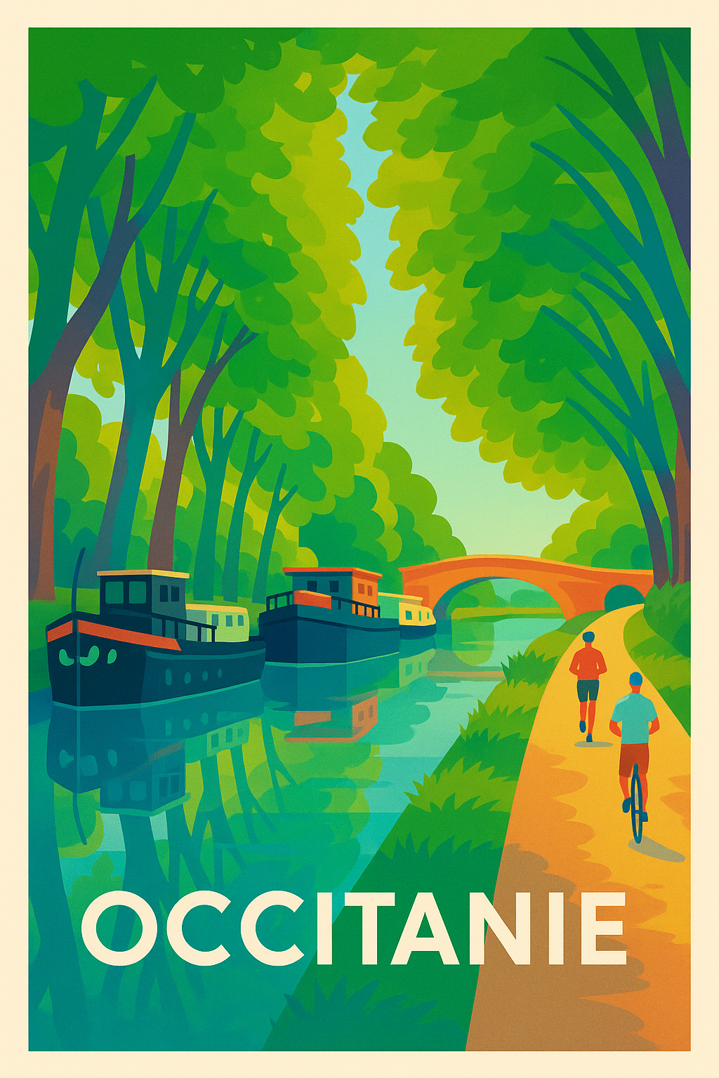 Affiche de Occitanie - Balade paisible au fil de l'eau
