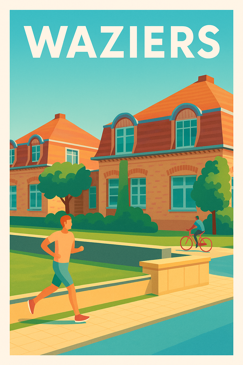 Affiche de Waziers - Ambiance paisible et sport en ville