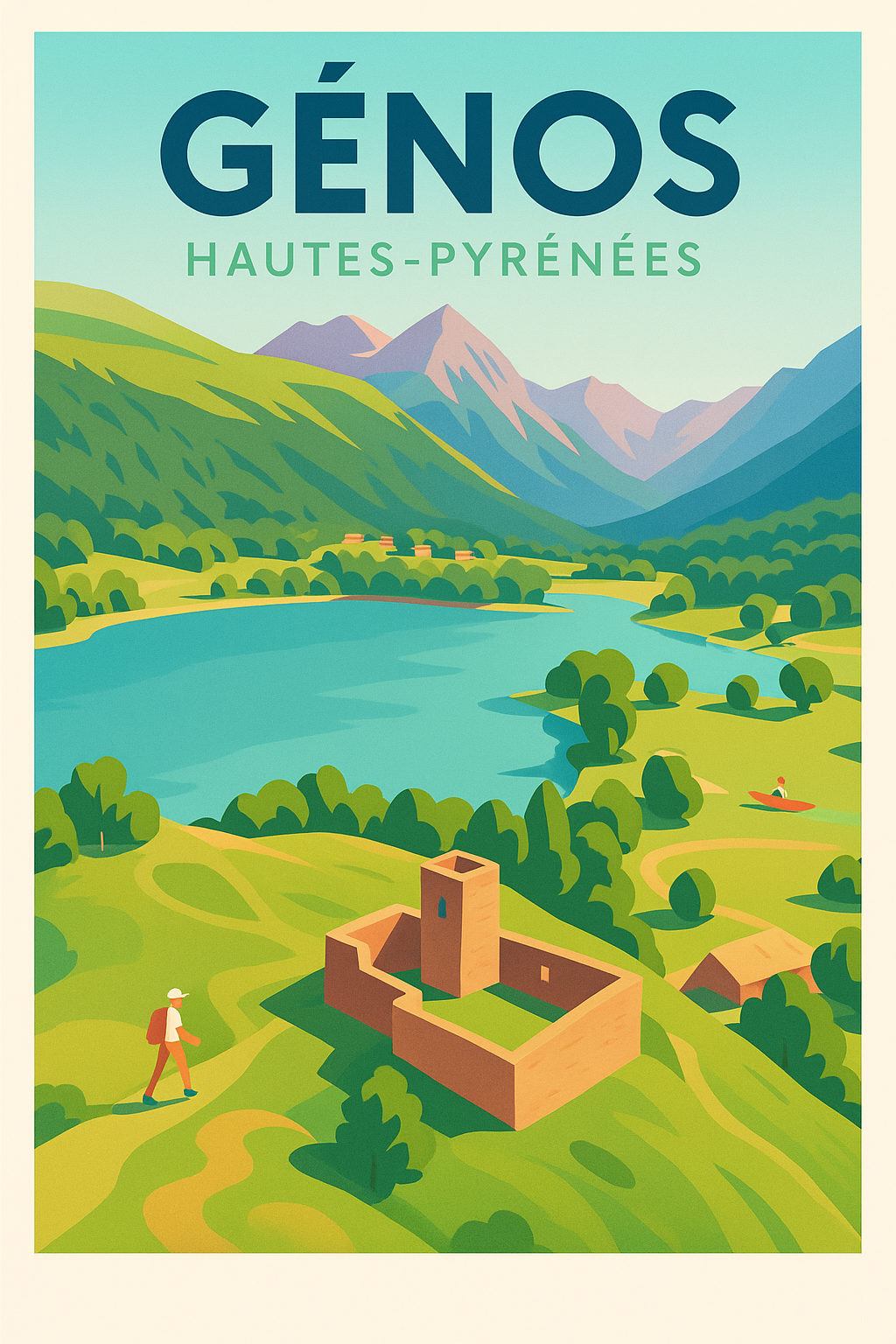 Affiche de Génos - L'évasion naturelle au cœur des Hautes-Pyrénées