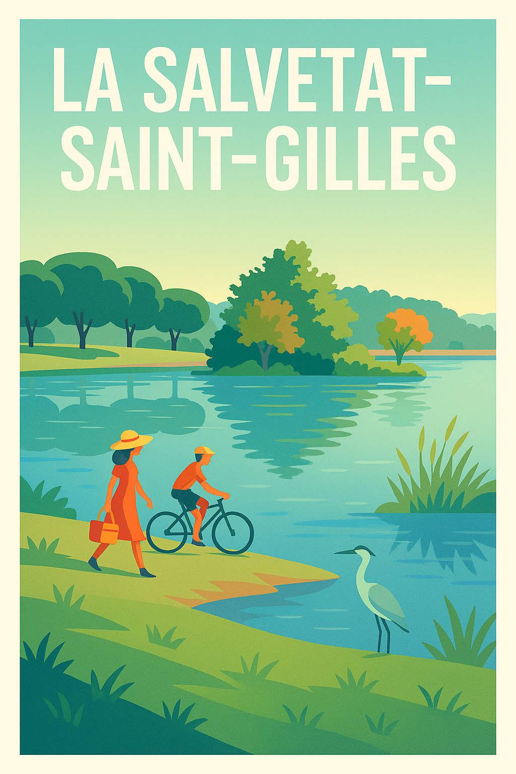 Affiche de La Salvetat-Saint-Gilles - Promenade paisible au bord de l'eau