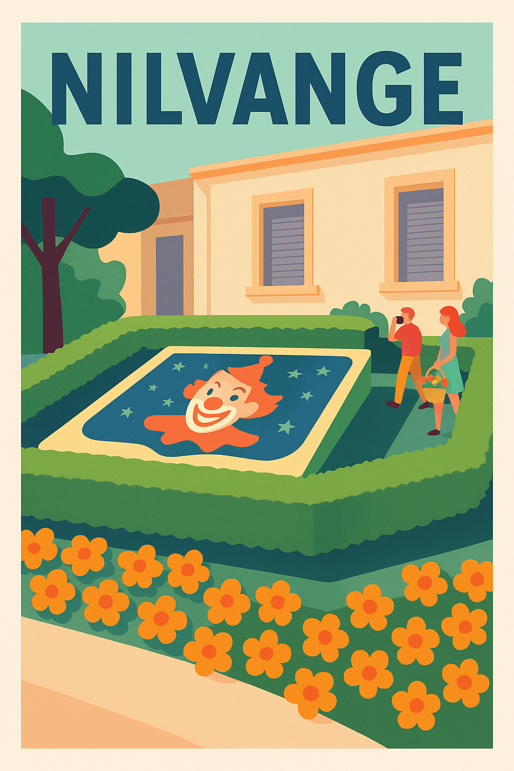Affiche de Nilvange - Charme et couleurs d'un jardin singulier