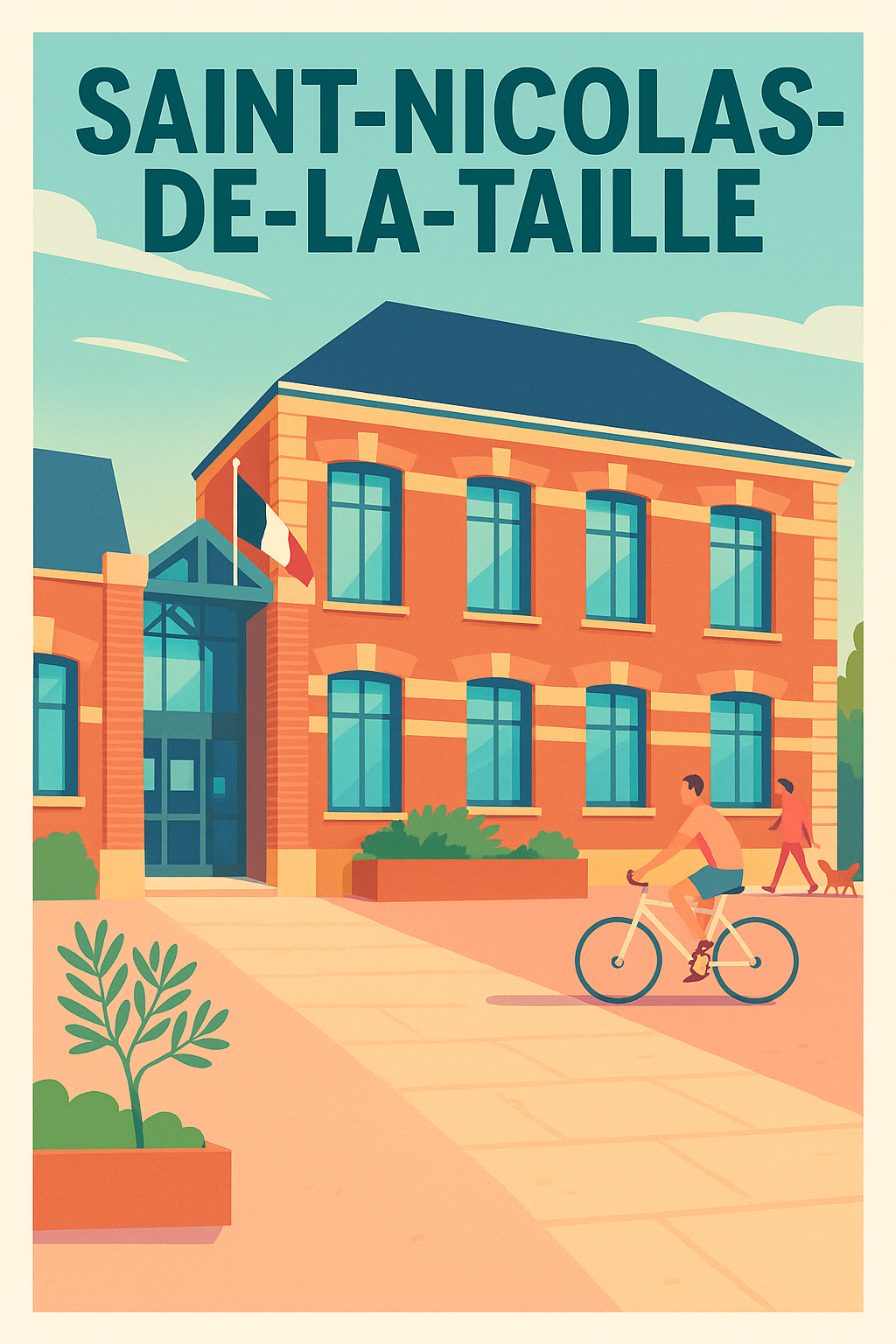 Affiche de Saint-Nicolas-de-la-Taille - Charme et douceur de la Normandie