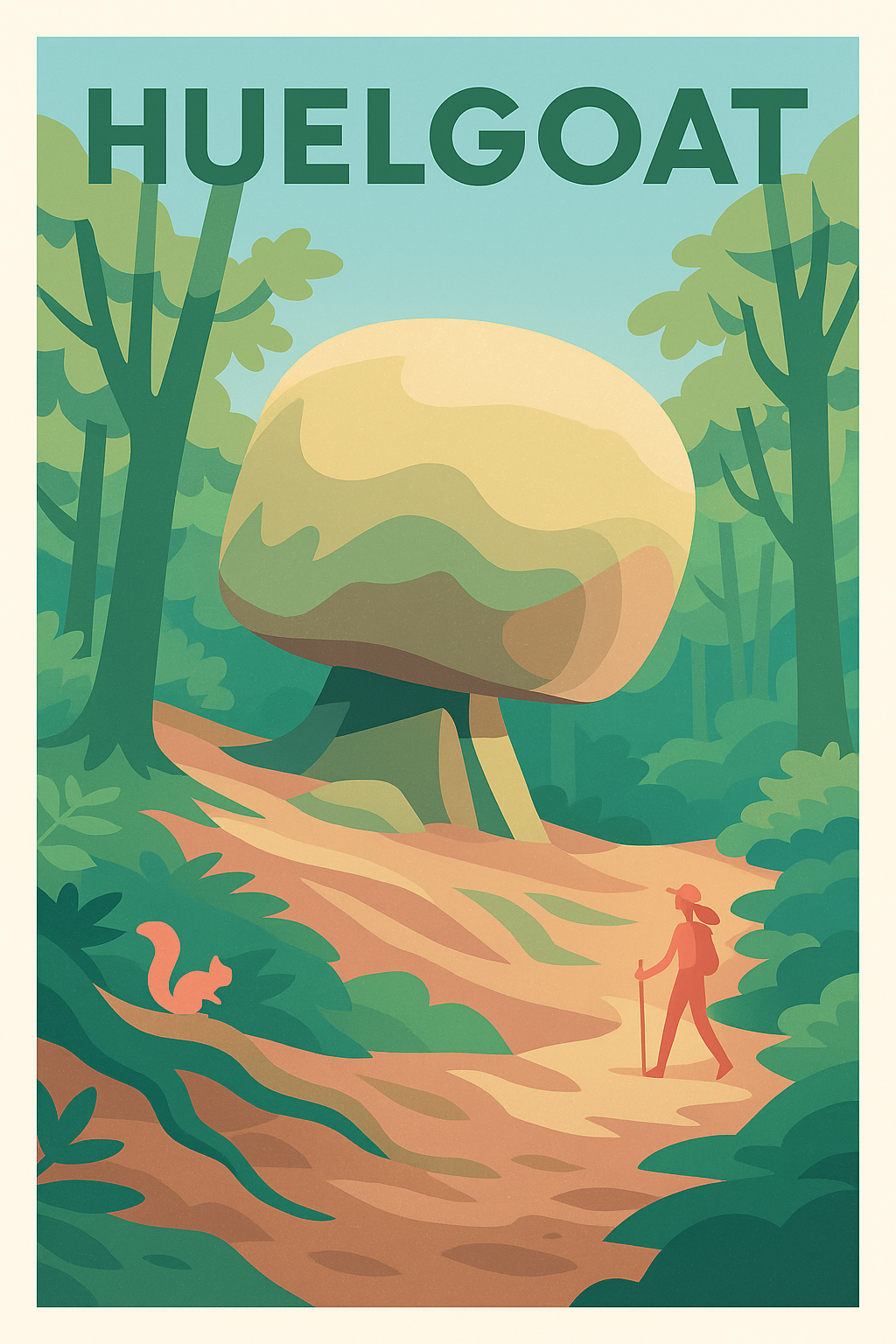 Affiche de Huelgoat - L'appel magique de la forêt bretonne