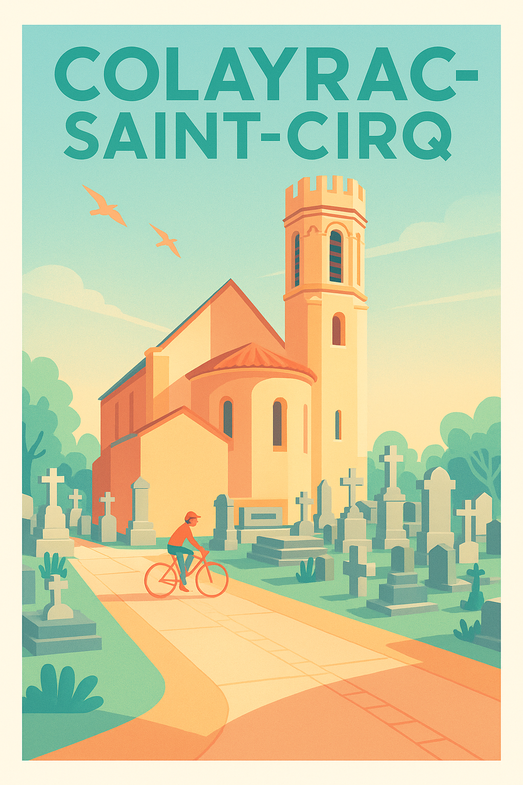 Affiche de Colayrac-Saint-Cirq - Une balade paisible au cœur du patrimoine