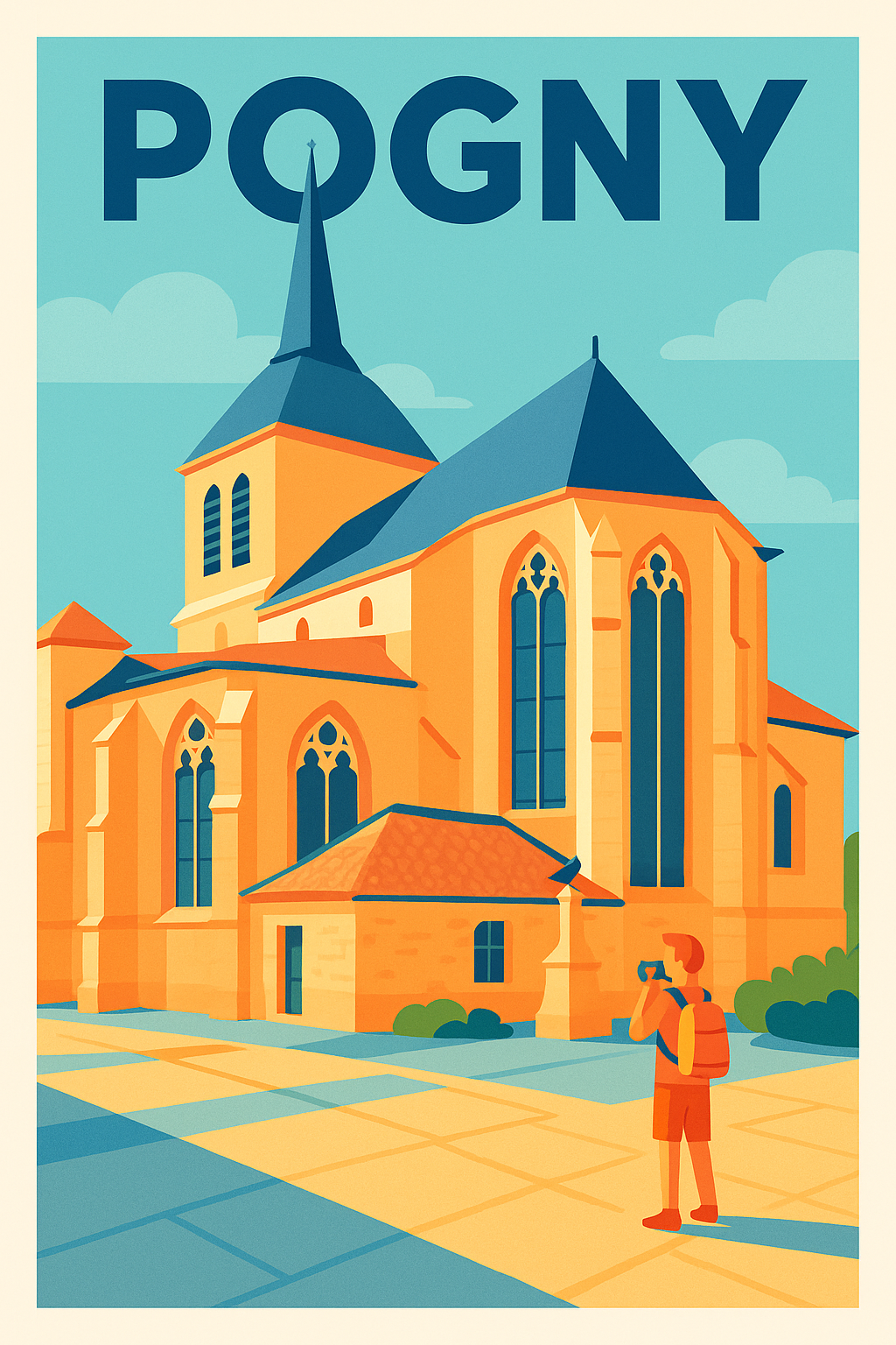 Affiche de Pogny - Un joyau d’architecture à capturer
