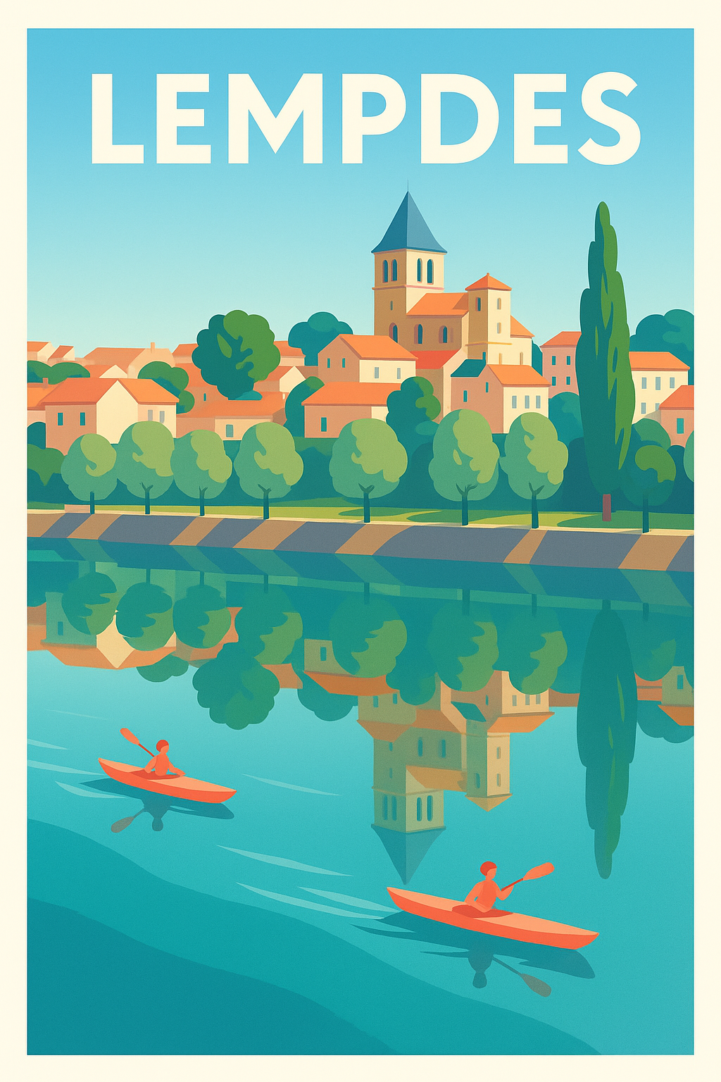 Affiche de Lempdes - Harmonie et Sérénité au fil de l'eau