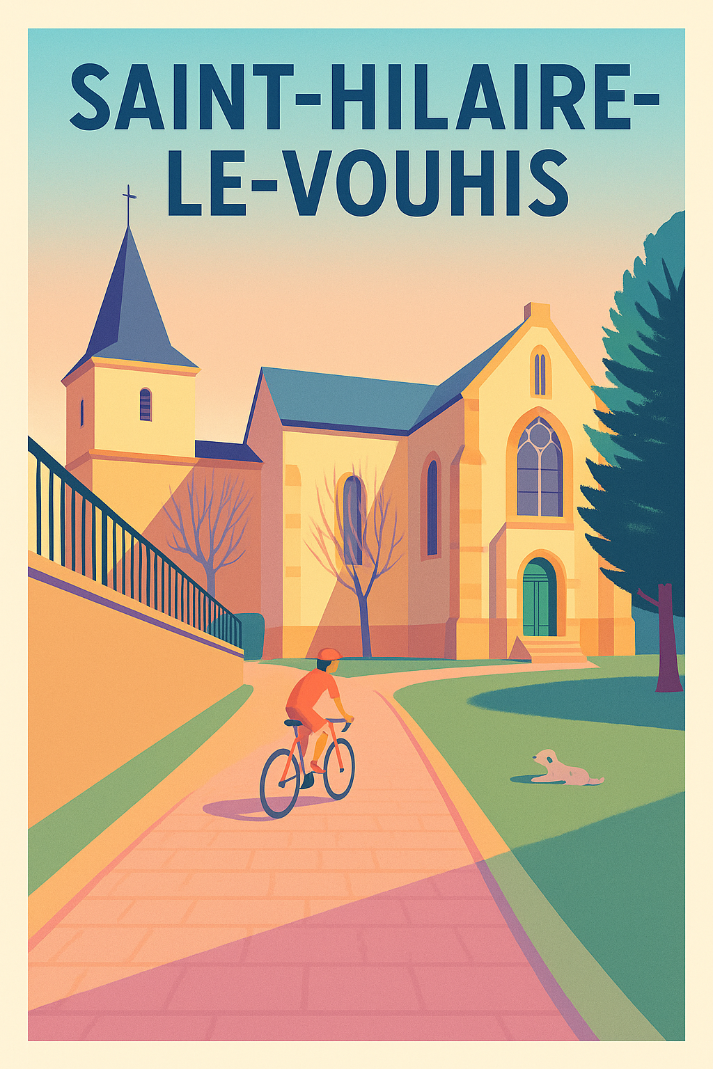 Affiche de Saint-Hilaire-le-Vouhis - Charme paisible et balades à vélo
