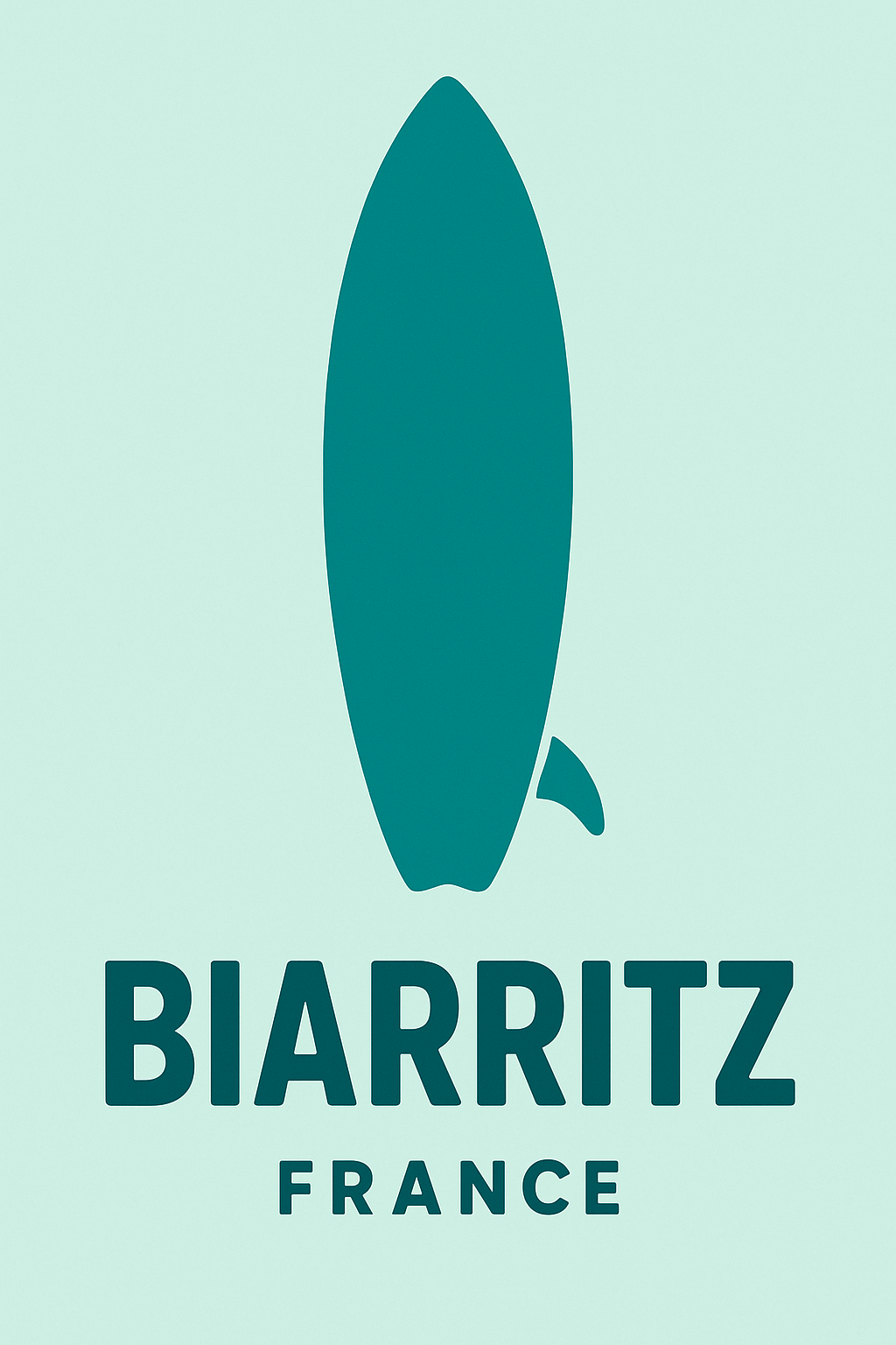 Affiche de Biarritz - L'Esprit Surf Côte Basque