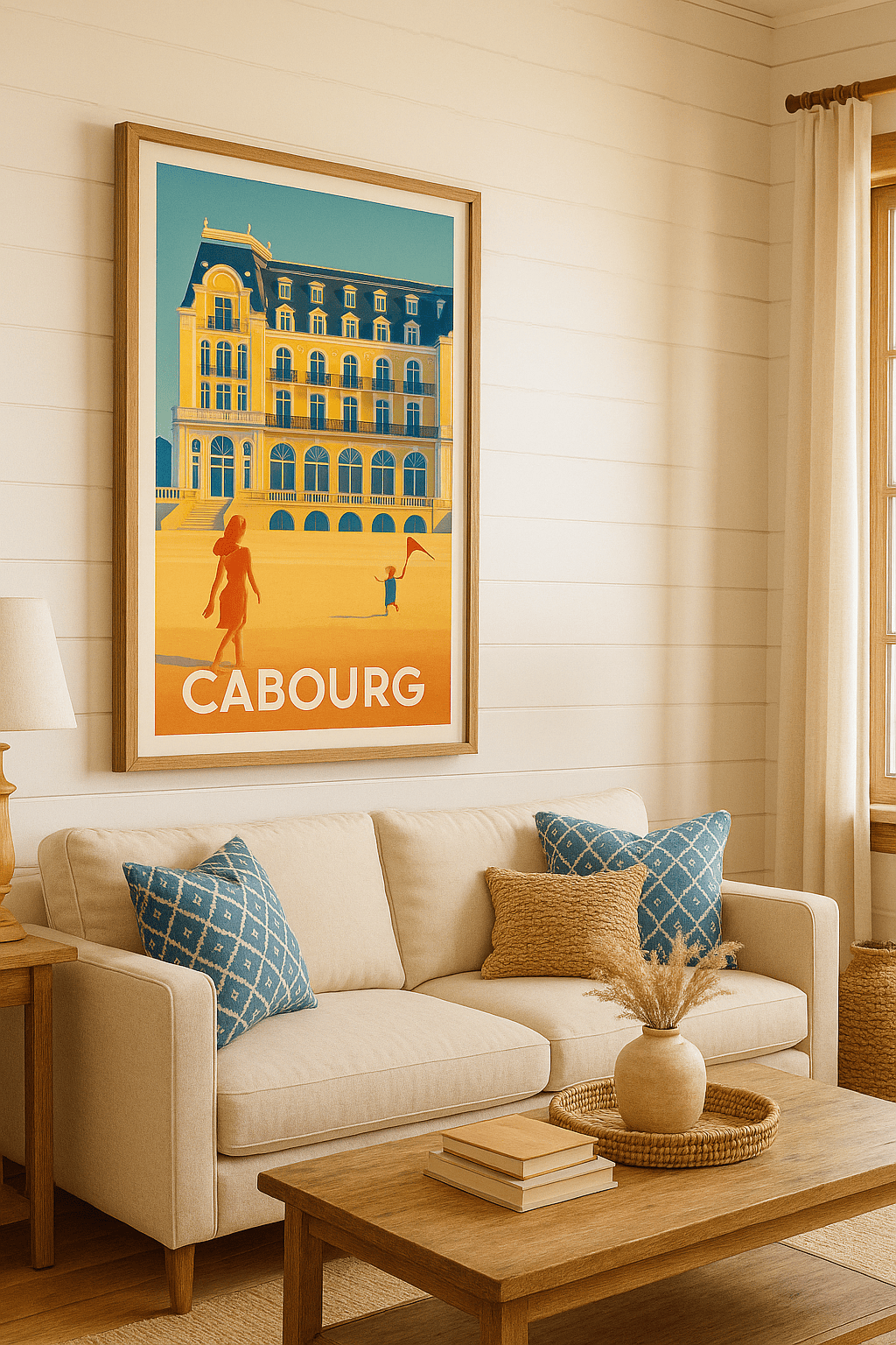 Calvados France Affiche de Cabourg - L'élégance balnéaire normande