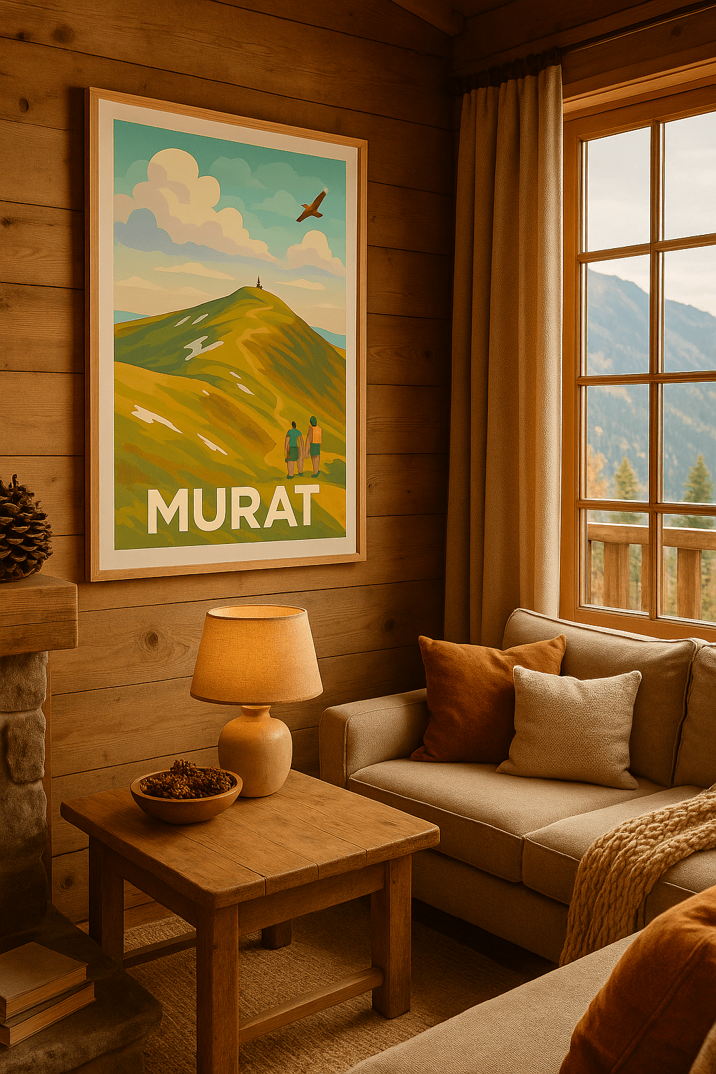 Affiche Murat — Escapade nature au sommet · poster d'art de Murat