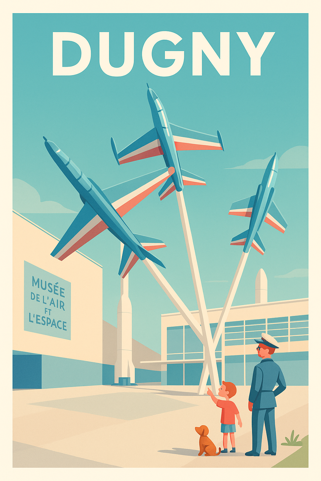 Affiche de Dugny - L'aéronautique en majesté