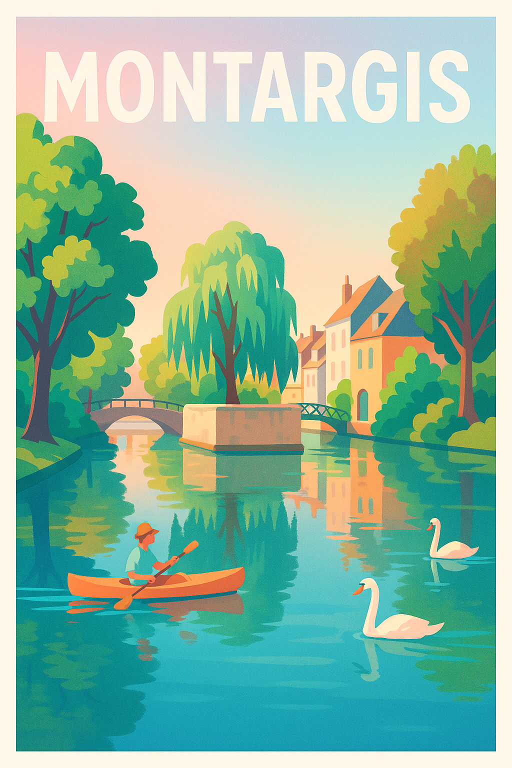 Affiche de Montargis - Sérénité au fil de l'eau