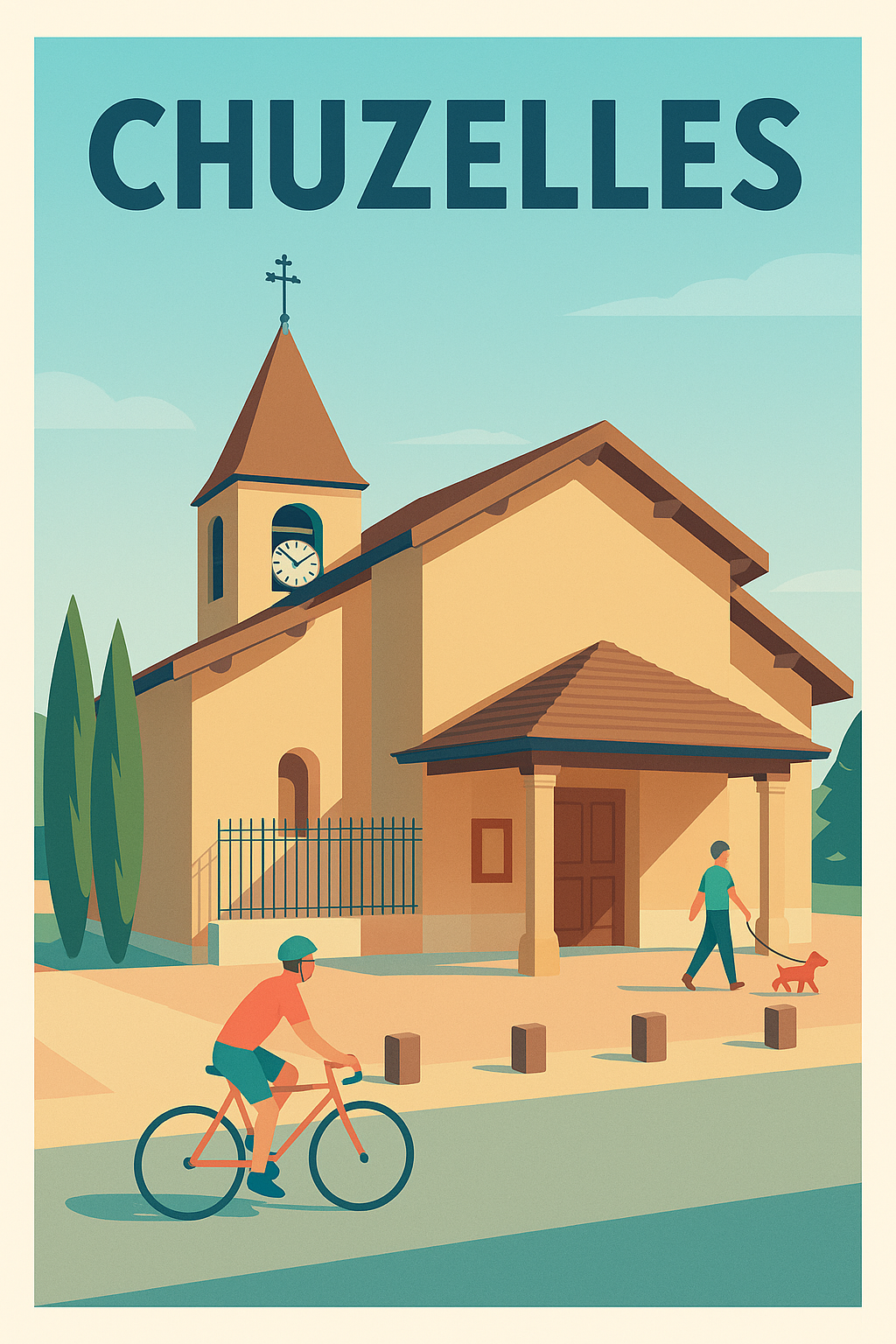 Affiche de Chuzelles - Un village paisible au charme authentique
