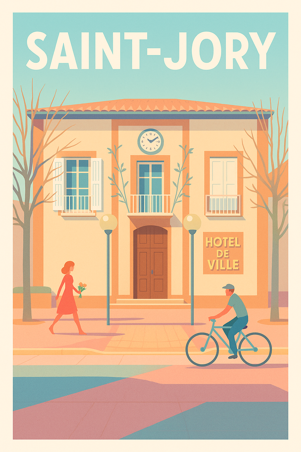 Affiche de Saint-Jory - Douceur de vie et charme intemporel