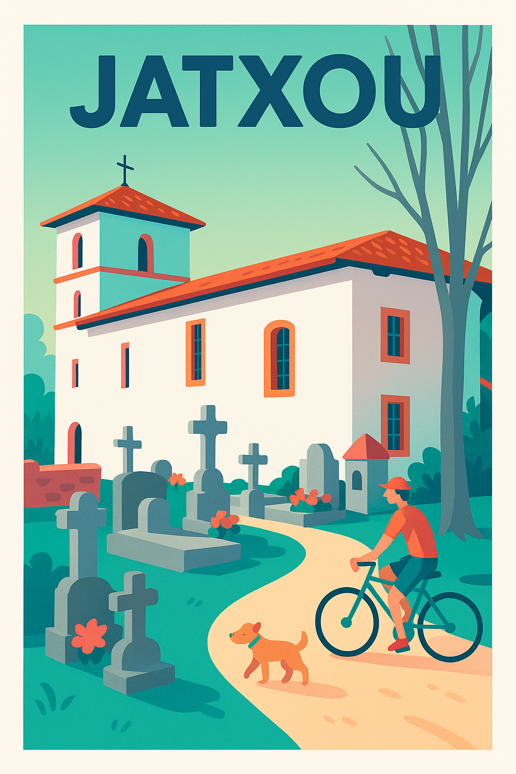 Affiche de Jatxou - Promenade paisible au cœur d'un village authentique