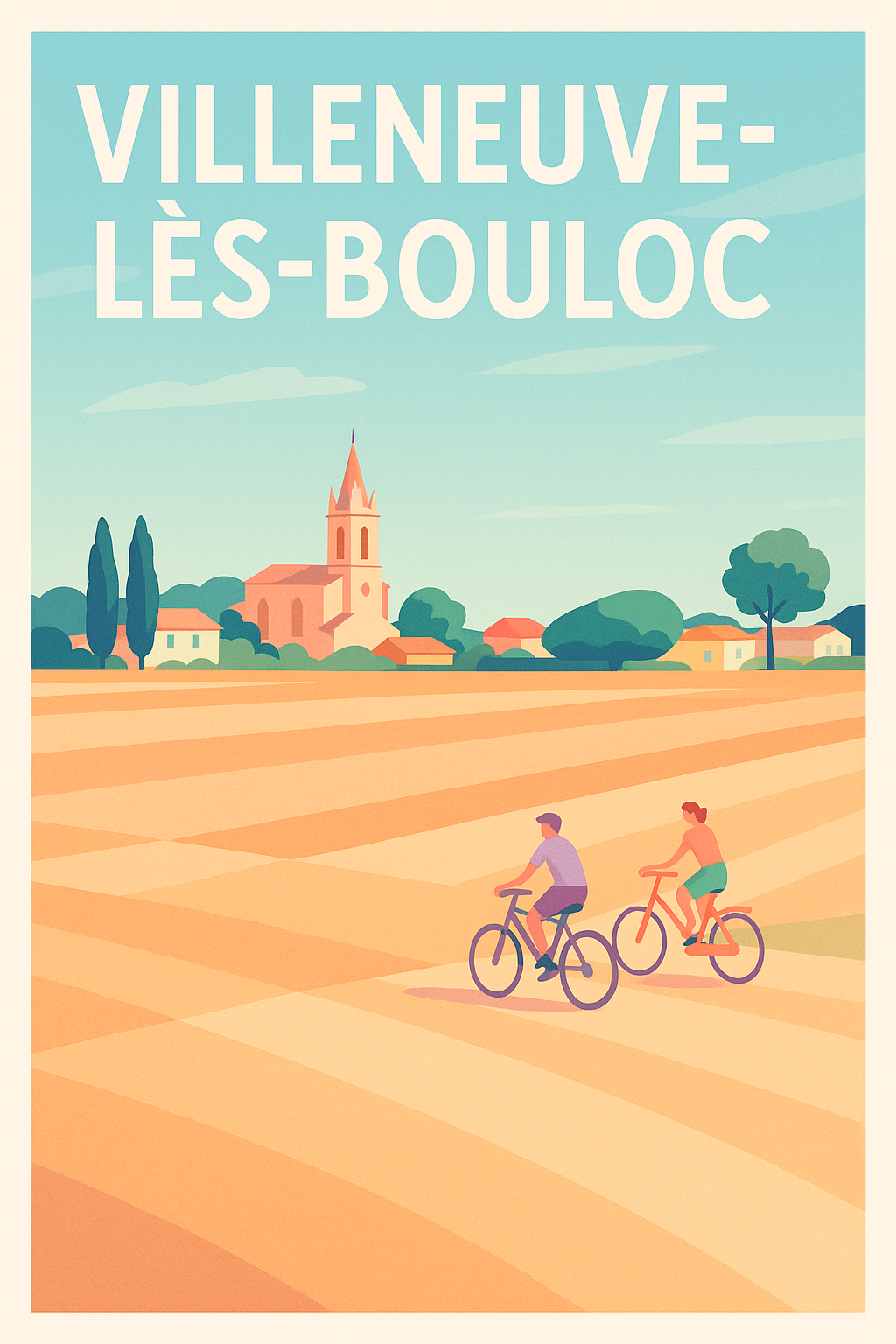 Affiche de Villeneuve-lès-Bouloc - Balade champêtre à vélo