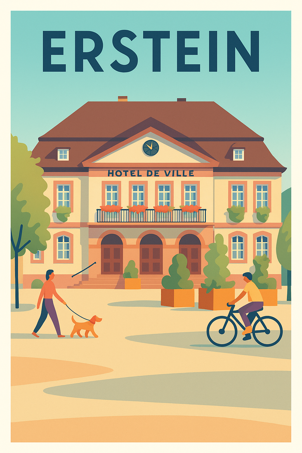 Affiche de Erstein - Charme et quiétude au cœur de la ville