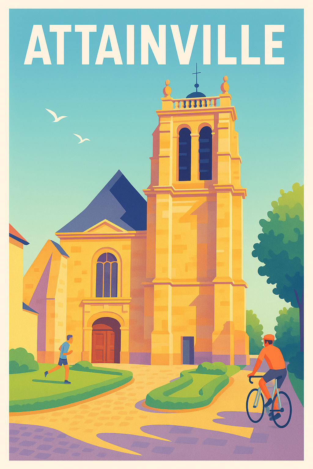 Affiche de Attainville - Authenticité et douceur de vie en pleine nature