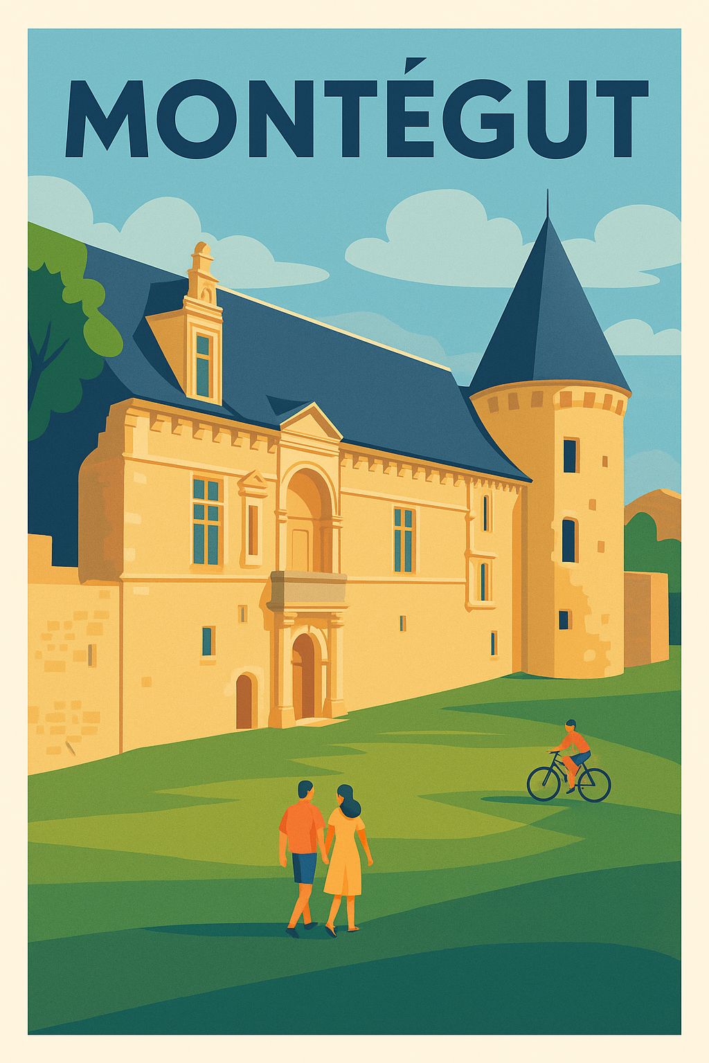 Affiche de Montégut - Charme et histoire au cœur de la cité