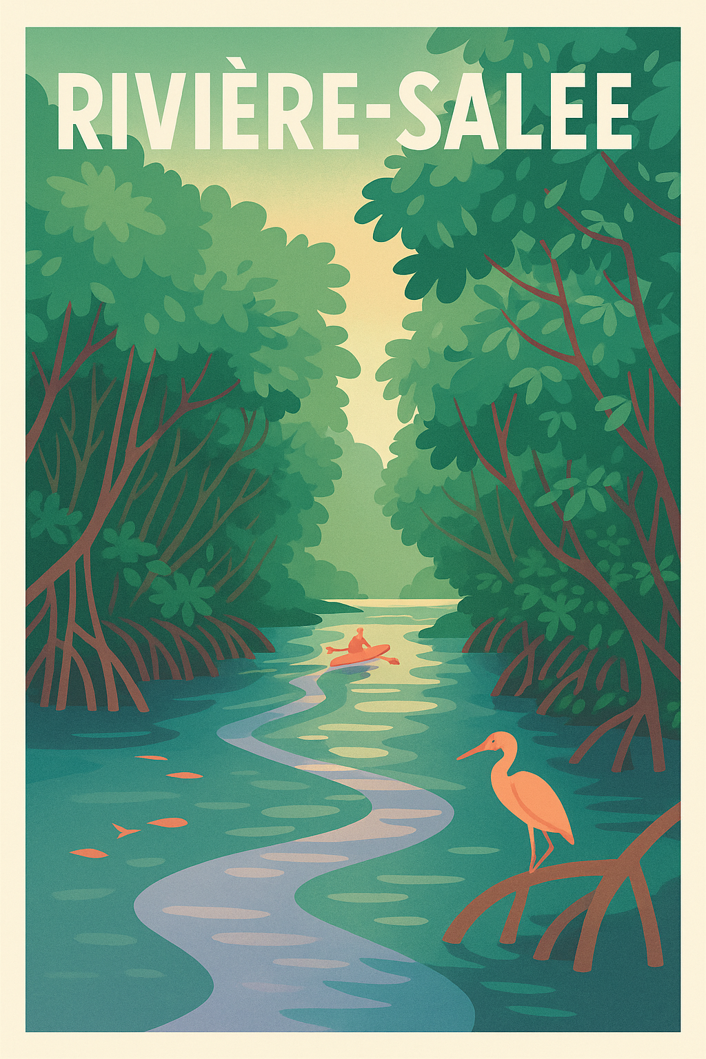 Affiche de Rivière-Salée - Évasion Nature au Cœur de la Mangrove