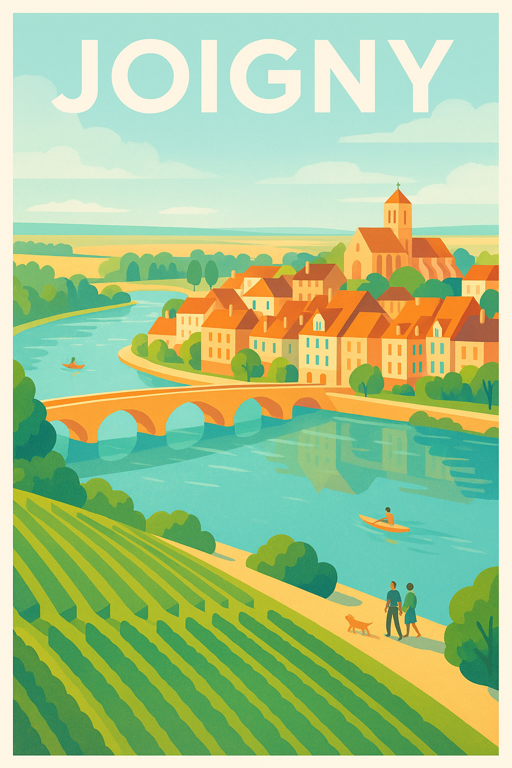 Affiche de Joigny - Évasion tranquille en Bourgogne