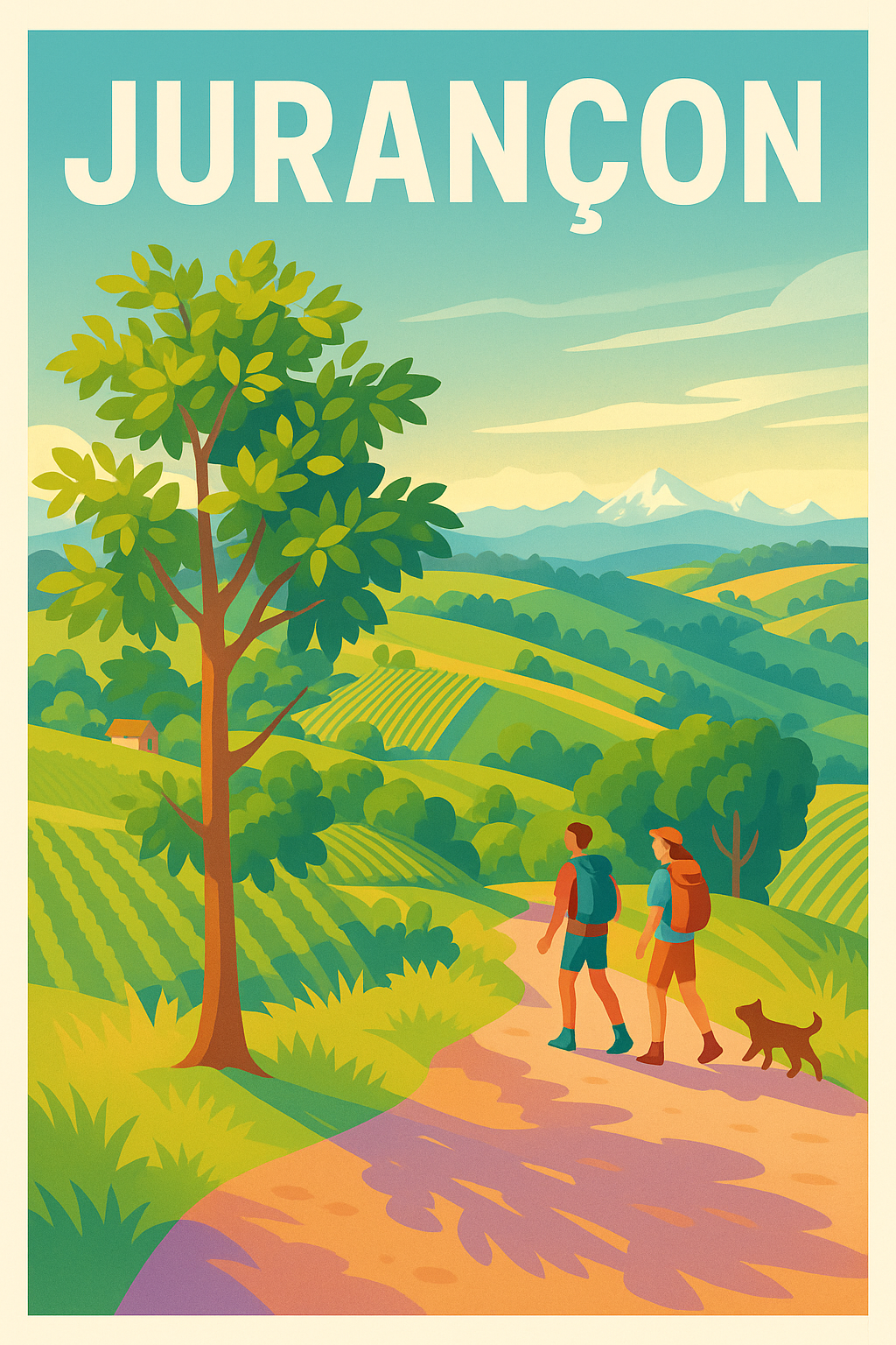 Affiche de Jurançon - Promenade au cœur des vignobles