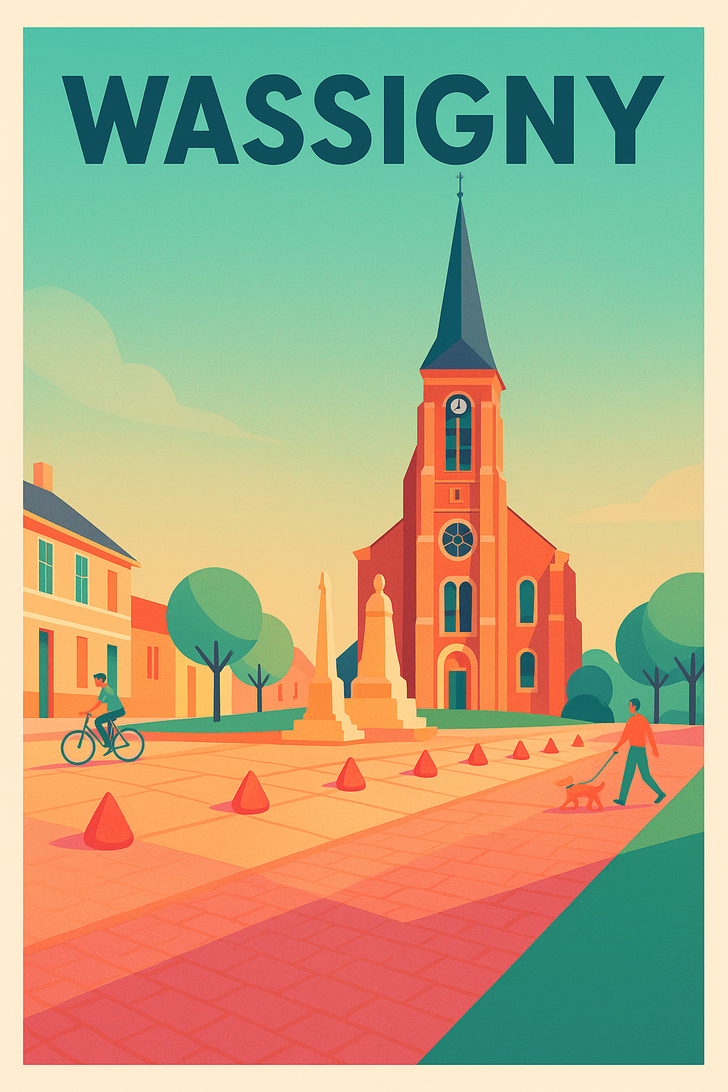 Affiche de Wassigny - Charme pittoresque du village
