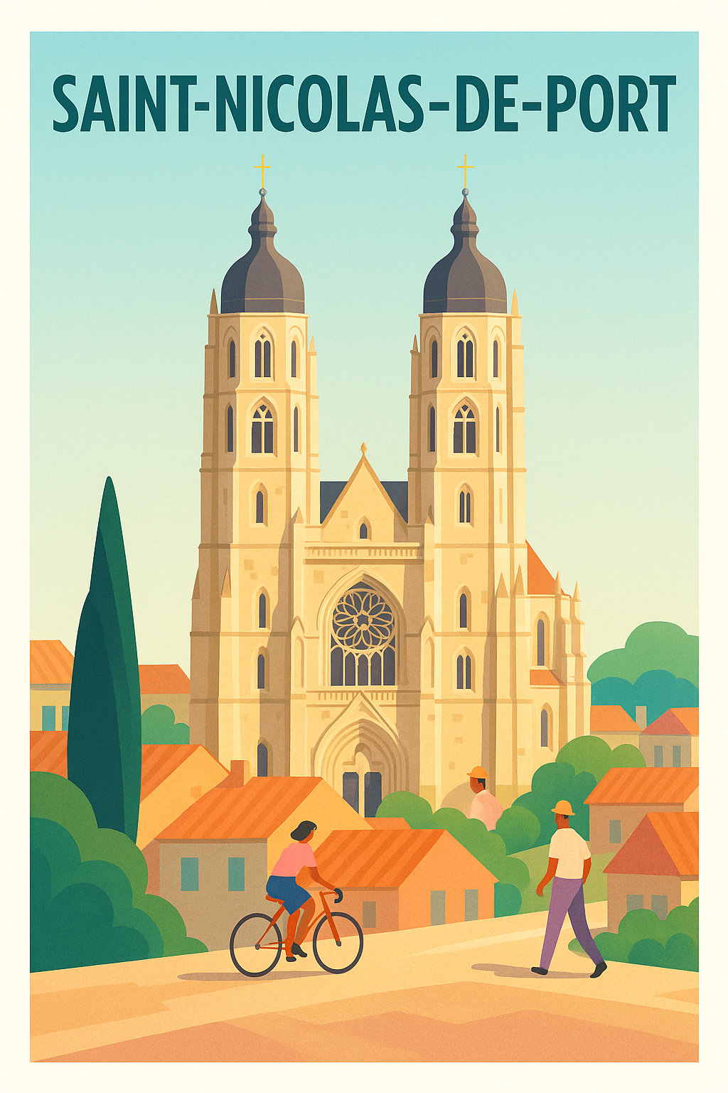 Affiche de Saint-Nicolas-de-Port - Le charme historique au cœur de la Lorraine