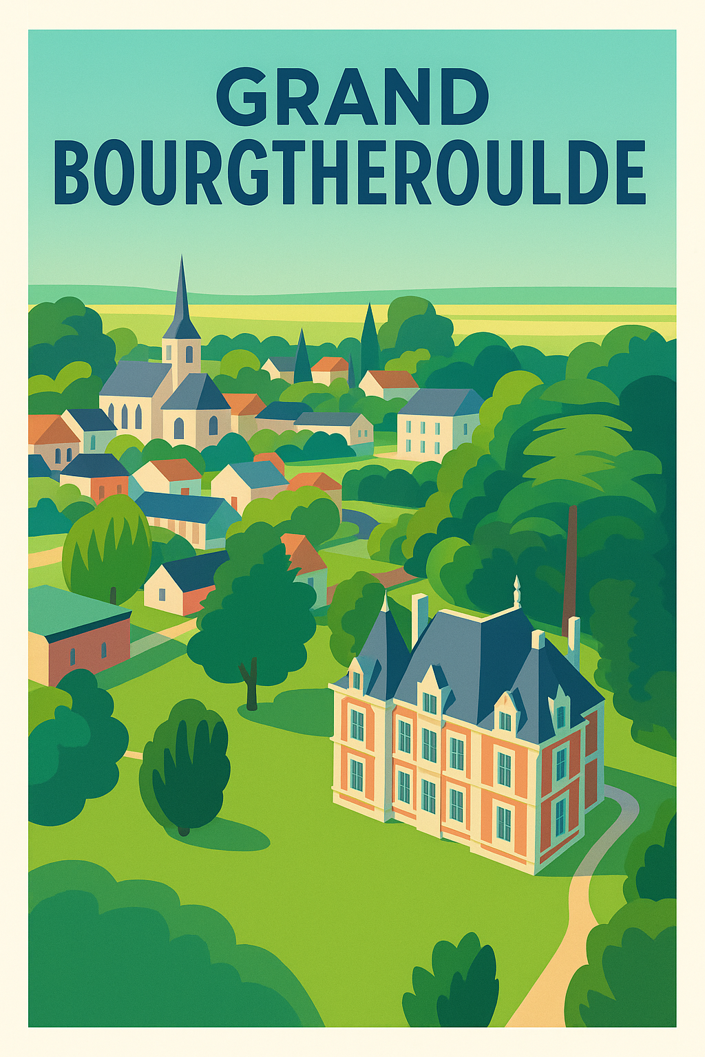 Affiche de Grand Bourgtheroulde - Charme et sérénité normande