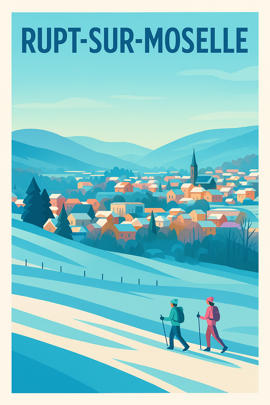 Affiche de Rupt-sur-Moselle - Échappée hivernale au cœur d’un village vosgien