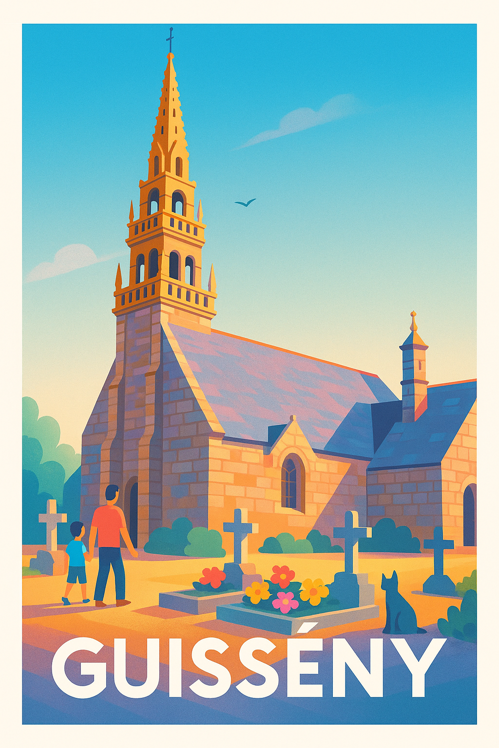 Affiche de Guissény - Charme et sérénité bretonne