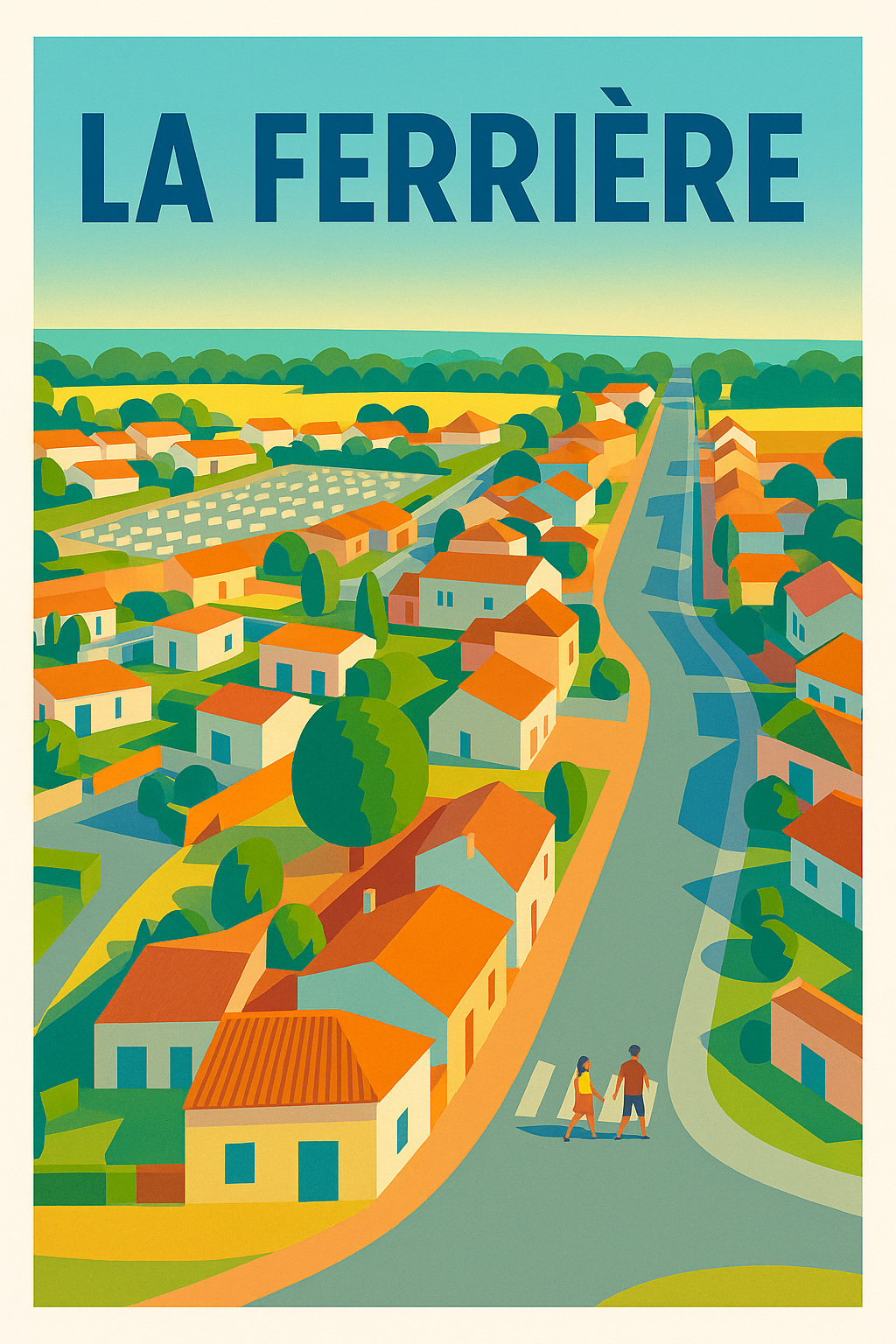 Affiche de La Ferrière - Charme et tranquillité d'un village paisible