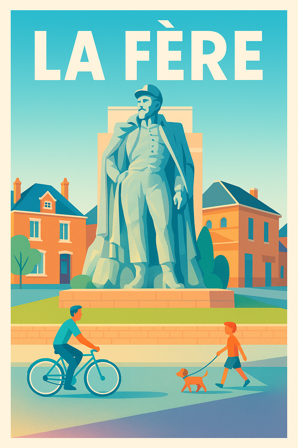 Affiche de La Fère - Harmonie urbaine et patrimoine vivant